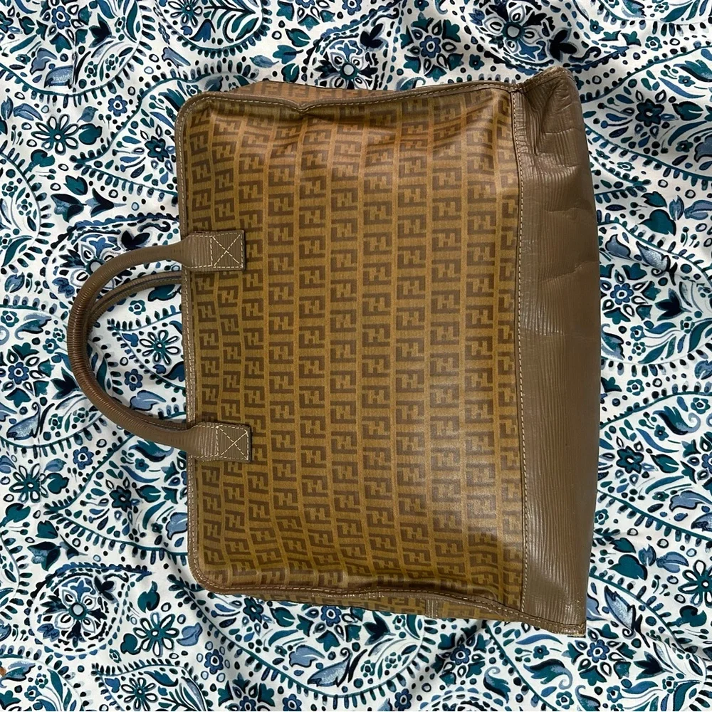 Fendi *project* Tan and Brown Men's Briefcase